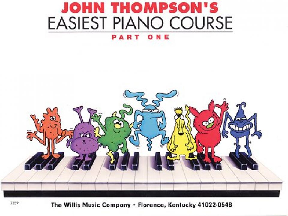 Bộ JOHN THOMPSON'S easiest piano course