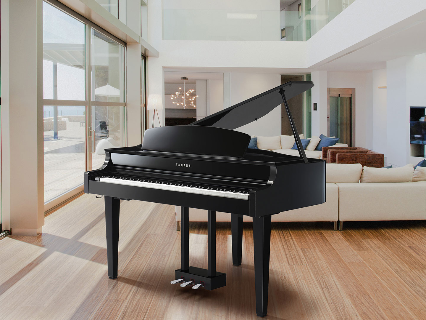 Đàn Yamaha CLP 695GP dáng grand piano - Mới 100% | Sspiano Vn